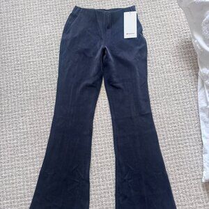 Lululemon - New With Tags - Brushed Softstreme Mid-Rise Flared Pant - Black XS